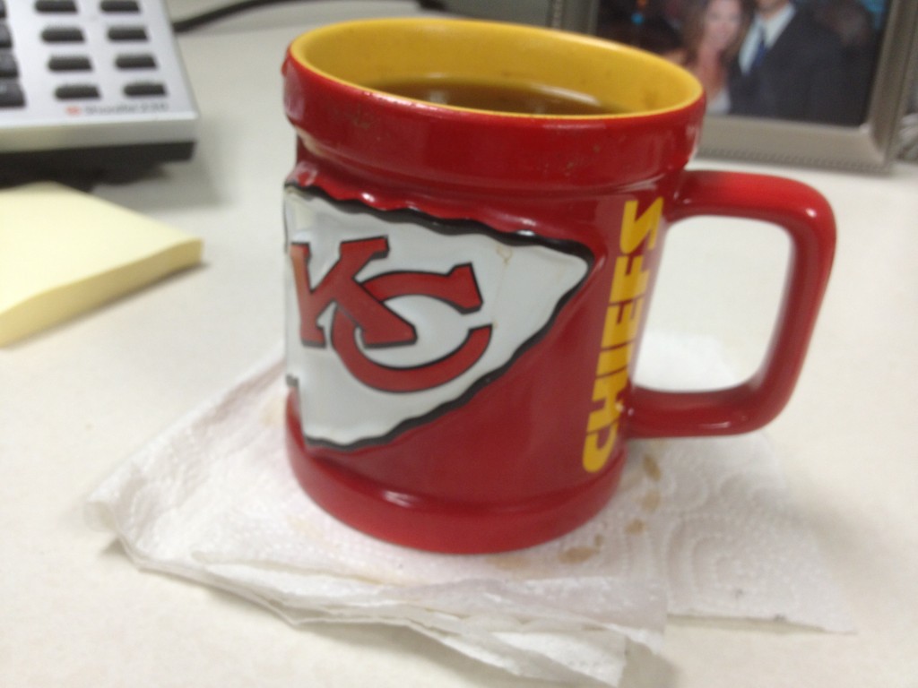 This is my coffee mug at work.